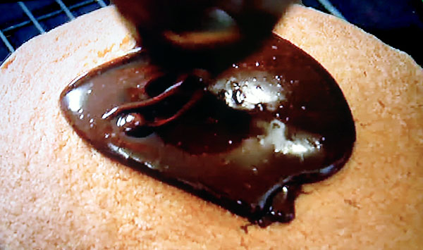 suklaakastiketta Onnittelukortti